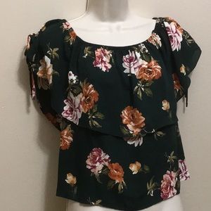 Cute Forest Green Blouse